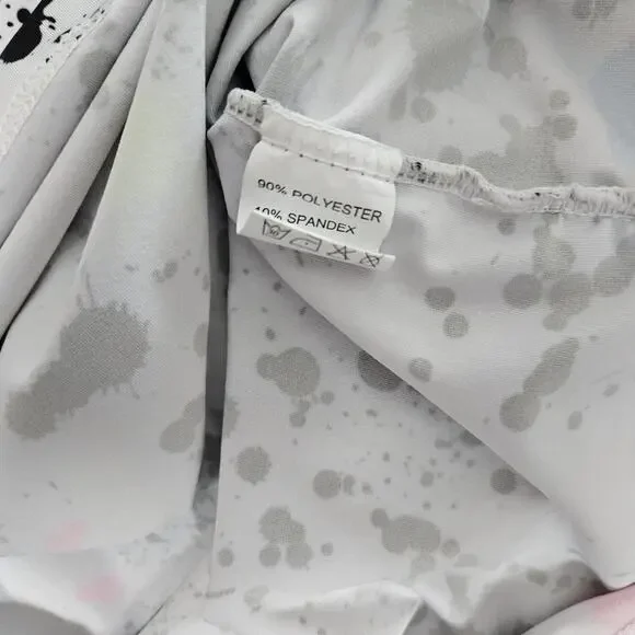 Sunday Swagger Shirt Men's Large White Golf Polo Paint Splatter AOP Performance - Picture 5 of 7